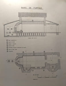 Les bains romains de furfooz (près dinant) et le chauffage dans l'antiquité - Ardenne et Gaume --- exrait du bulletin de documentation (1957 - 1er trimestre)