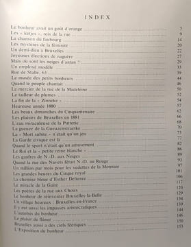 Bruxelles bonheur + Les rues disparues de Bruxelles + Notre Bruxelles oublié --- 3 volumes. Jean D'Osta