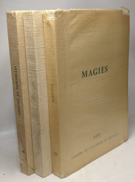 3 cahiers de l'académie de Bretagne: Magies (1972) + Les Iles (1974) + Démons et merveilles (1976). Collectif