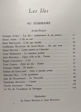 3 cahiers de l'académie de Bretagne: Magies (1972) + Les Iles (1974) + Démons et merveilles (1976). Collectif