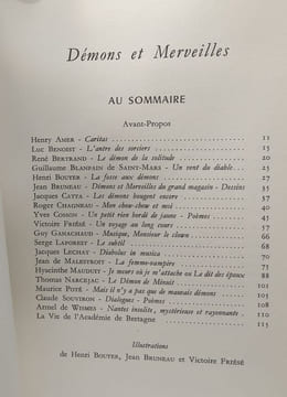 3 cahiers de l'académie de Bretagne: Magies (1972) + Les Iles (1974) + Démons et merveilles (1976). Collectif