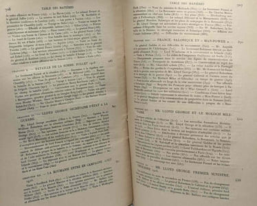 La première guerre mondiale ( 1914-1918 ) - VOLUME I & II - notes et souvenirs traduit par B. Mayra et le Lt.-Cl. de Fonlongue