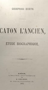 Caton l'ancien étude biographique