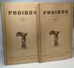 Phoibos - cercle de philologie classique et orientale de l'université libre de Bruxelles - TOME 1 à TOME XII entre 1947 et 1958 en 10 volumes. ...