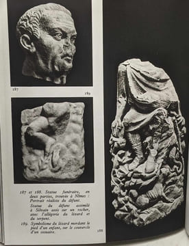 Art et Dieux de la Gaule - 314 héliogravures 4 cartes. Benoit Fernand