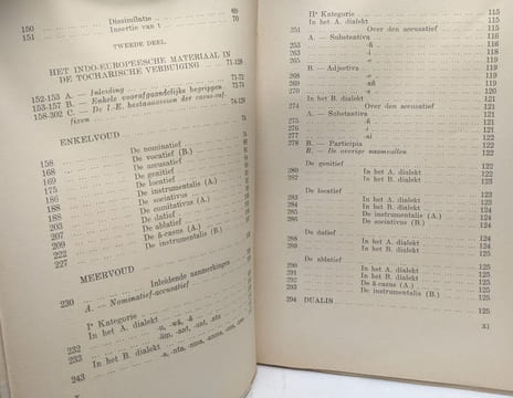 Philologische studiën - De Indo-Europeesche Bestanddeelen in de Tocharische Declinatie - Katholieke universiteit te Leuven / Teksten en verhandelingen ...