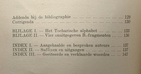 Philologische studiën - De Indo-Europeesche Bestanddeelen in de Tocharische Declinatie - Katholieke universiteit te Leuven / Teksten en verhandelingen ...