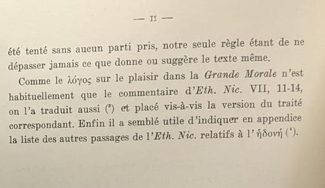 Le plaisir (eth. nic. VII 11-14. X 1-5) introduction traduction et notes par A.J. Festugière / Bibliothèque des textes philosophiques. Aristote ...