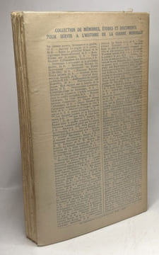 La guerre navale dans la zone des armées du Nord - La marine française dans la grande guerre (1914-1918) - préface du vice-amiral Ronarc'h. Thomazi A