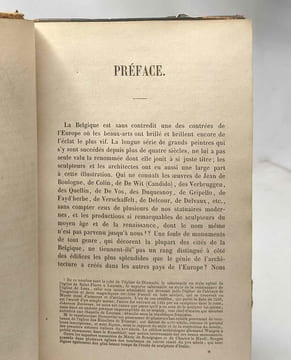 Histoire de l'architecture en Belgique - TOME PREMIER. A.G.B. Schayes