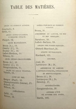 La pratique des maladies du larynx du nez et des oreilles dans les hôpitaux de Paris - aide-mémoire et formulaire de thérapeutique appliquée / Manuel ...