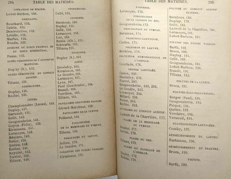 La pratique des maladies du larynx du nez et des oreilles dans les hôpitaux de Paris - aide-mémoire et formulaire de thérapeutique appliquée / Manuel ...