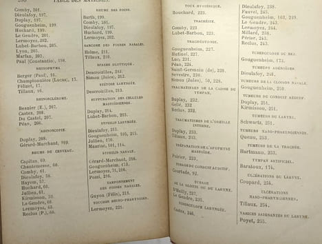 La pratique des maladies du larynx du nez et des oreilles dans les hôpitaux de Paris - aide-mémoire et formulaire de thérapeutique appliquée / Manuel ...