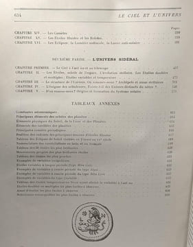 Le Ciel et l'Univers - Astronomie moderne --- 595 figures dans le texte et XXIV planches en couleurs hors texte. Abbé Th. Moreux