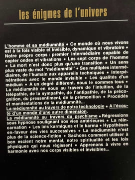 La Médiumnité : Phénomènes physiques psychiques et scientifiques + Les Portes de l'Atlantide (Guy Tarade) / coll les énigmes de l'Univers. ...