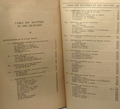 Pionniers et colonisateurs / Les grands destins. Jean Bleud Clément Marcel Brassart Champagne Girard Martin Salbris De Veyrac