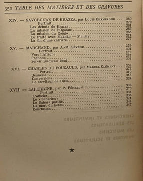 Pionniers et colonisateurs / Les grands destins. Jean Bleud Clément Marcel Brassart Champagne Girard Martin Salbris De Veyrac