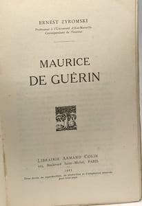 Maurice de Guérin