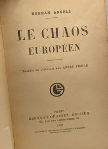 Le chaos européen - 5e éd