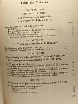 Les origines internationales du drame belge de 1940. Wullus-Rudiger J