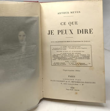 Ce que je peux dire. Meyer Arthur