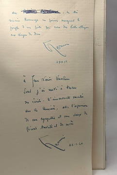 Le Monde transparent - édition définitive - avec hommage de l'auteur exemplaire numéroté à la main: n°558. Bernier Armand