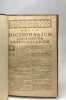Novum Dictionarium geographicum - Latino-Gallicum. Collectif