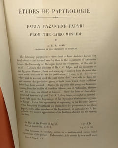 Études de papyrologie - TOME DEUXIEME (premier fascicule) / Société royale égyptienne de papyrologie