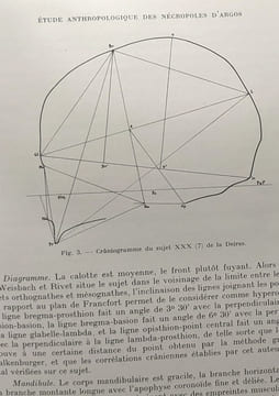 Étude anthropoligue des nécropoles d'Argos - contribution à l'étude des populations de la Grèce Antique - Etudes Péloponnésiennes III école française ...