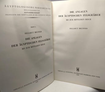 Die anlagen der ägyptischen felsgräber bis zum mittleren reich / ägyptologische forschungen Heft 3