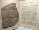 The Rosetta Stone / British Museum. Wallis Budge