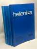 Hellenika - jahrbuch für die freunde griechenlands - 1988 + 1989 + 1990 + 1991 --- 4 volumes. Isidora Rosenthal-Kamarinea