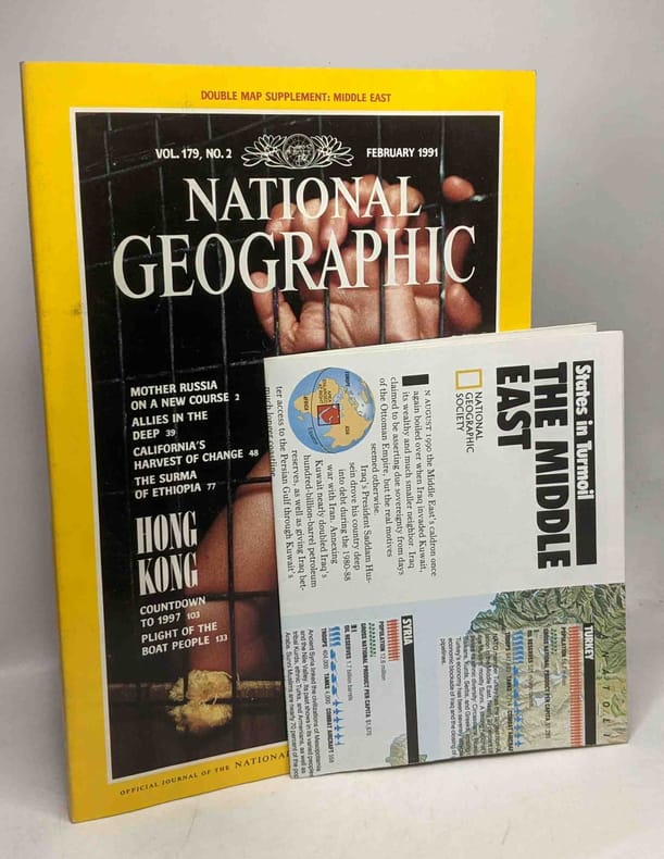 Collectif - National Geographic - 1991 (année complete 12 numéros de Ja ...