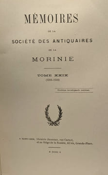 Les évêques de Saint-Omer depuis la chute de Thérouanne 1619-1708 / Mémoires de la société des antiquaires de la Morinie - TOME XXIX (1908-1909). Abbé ...