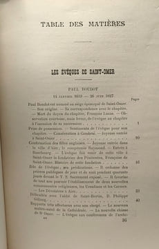 Les évêques de Saint-Omer depuis la chute de Thérouanne 1619-1708 / Mémoires de la société des antiquaires de la Morinie - TOME XXIX (1908-1909). Abbé ...