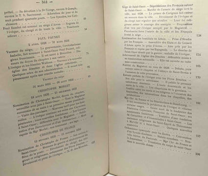 Les évêques de Saint-Omer depuis la chute de Thérouanne 1619-1708 / Mémoires de la société des antiquaires de la Morinie - TOME XXIX (1908-1909). Abbé ...