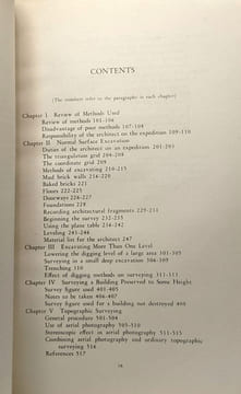 Manual of Archaeological surveying - Archaeology: Vol. II / American schools of oriental research publications of the Jerusalem School. A. Henry ...