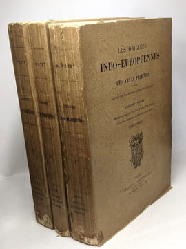 Les origines Indo-Européennes ou les Aryas Primitifs essai de Paléontologie linguistique - TOME PREMIER SECOND et TROISIEME - 2 édition. Adolphe ...