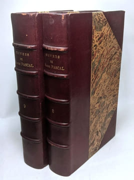 Oeuvres de Blaise Pascal publiées suivant l'ordre chronologique - TOME VIII depuis Juin 1658 jusqu'en Décembre 1658 + TOME IX depuis Décembre 1958 ...