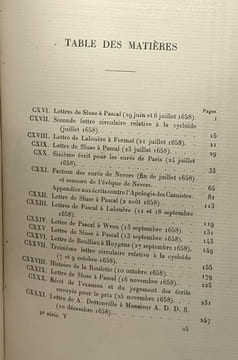 Oeuvres de Blaise Pascal publiées suivant l'ordre chronologique - TOME VIII depuis Juin 1658 jusqu'en Décembre 1658 + TOME IX depuis Décembre 1958 ...