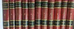 20 volumes de la Revue Britanniques ou choix d'articles traduits des meilleurs écrits périodiques - entre 1851 et 1877 (voir description). Collectif