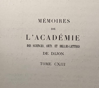 Histoire de la poste en Bourgogne des origines à 1793 / Mémoires de l'Académie des Sciences Arts et Belles Lettres de Dijon TOME CXIII 1960