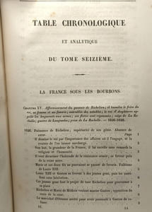 Histoire des français - TOME SEIZIEME - la France sous les Bourbons (1626-1650)