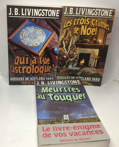 11 Livres de Linvingstone: Quatre femmes pour un meurtre + Meurtre à quatre mains + Qui a tué Sir Charles? + Meurtre au British Museum + Le Secret de la chambre noire + Qui à tué Sir Charles