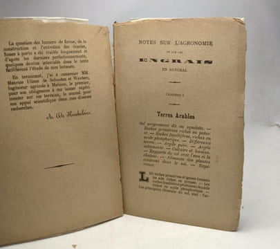 Notes sur l'agronomie et sur les engrais en général. A. De Keukeleire