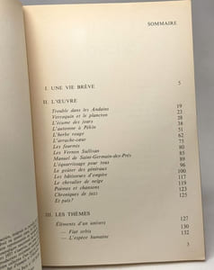 Boris Vian : Présence littéraire