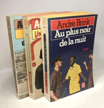 Au plus noir de la nuit + Une saison blanche et sèche + Un instant dans le vent - 3 livres. Brink André