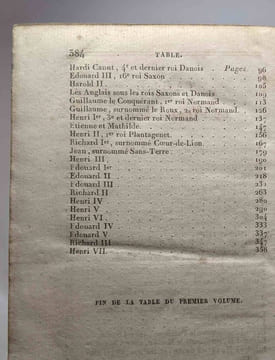 Histoire d'Angleterre à l'usage de la jeunesse depuis l'invasion de Jules-César dans cette île jusqu'au 1er Janvier 1823 - TOME PREMIER --- seconde ...