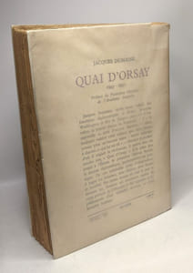 Quai d'Orsay - 1945-1951 - préface de François Mauriac