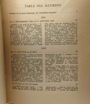 Quai d'Orsay - 1945-1951 - préface de François Mauriac. Dumaine Jacques